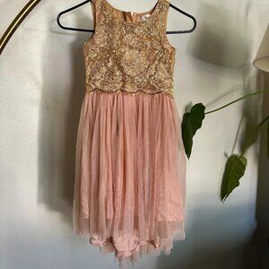 Cupcakes & Pastries Sequin Tulle Dress for girls - size 6